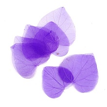Скелетированные листочки MAGIC HOBBY (уп=10шт) (8, фиолетовый)