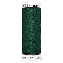 Нить Sew-All 100/200 м для всех материалов, 100% полиэстер Gutermann (340, зеленый)