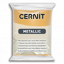 Пластика полимерная запекаемая 'Cernit METALLIC' 56 гр. (050, золото)
