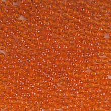 Бисер Preciosa 10/0 ~5гр  (96000, оранжевый прозрачный блестящий)