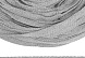 Шнур плоский х/б 10мм турецкое плетение  (028, св.серый)