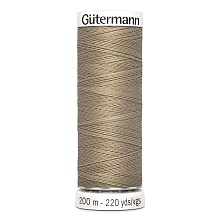 Нить Sew-All 100/200 м для всех материалов, 100% полиэстер Gutermann (263, коричневый)