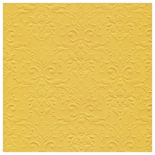 Бумага с рельефным рисунком "Дамасский узор" цвет Ярко-желтый ком...