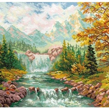 Набор для вышивания Горный водопад 