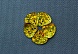 Пайетки Ракушка малые гологр (25гр) (8, золото)