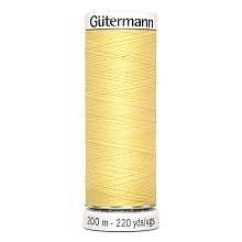 Нить Sew-All 100/200 м для всех материалов, 100% полиэстер Gutermann (578, св.желтый)