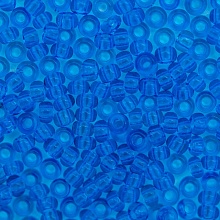 Бисер Preciosa 10/0 ~5гр  (60150, голубой прозрачный)