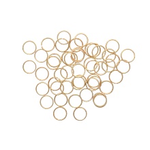 Кольцо соединительное 0,9*12мм, 50шт/упак (золото)