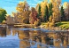 Картина по номерам, 40*50см Осенняя река (худ. Басов С.) 
