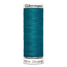 Нить Sew-All 100/200 м для всех материалов, 100% полиэстер Gutermann (189, изумрудный)