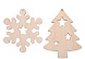 ВД-1177 Набор "Снежинка с ёлочкой" (7*9см), Заготовка для декорирования "Mr. Carving" 