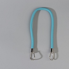 Ручка для сумки, 57 см, голубой 