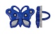 Пуговица 'Бабочка' (48452) 15мм  (2, синий)