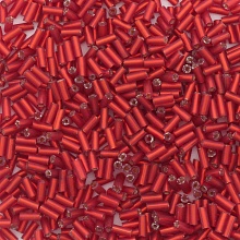 Стеклярус, (стекло), 5 мм, упак./20 гр., 'Астра' (25, красный)
