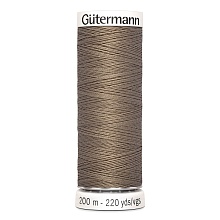 Нить Sew-All 100/200 м для всех материалов, 100% полиэстер Gutermann (160, св.коричневы...