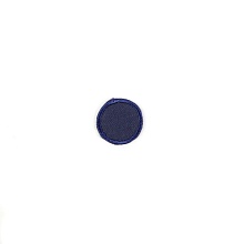 Термоаппликация Круг малый (4, синий)