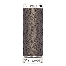 Нить Sew-All 100/200 м для всех материалов, 100% полиэстер Gutermann (669, коричневый)