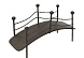 Миниатюра Металлический мост, корич. 10,5*3,3*7см Астра