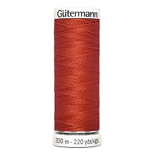 Нить Sew-All 100/200 м для всех материалов, 100% полиэстер Gutermann (589, св.терракот)