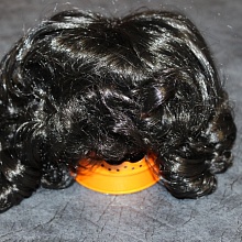 Волосы для кукол QS (17, черный)