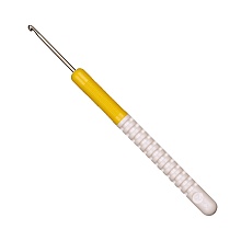 Крючок вязальный Addi с пластиковой ручкой, №2,5, 15 см 
