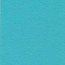 Бумага с рельефным рисунком "Дамасский узор" цвет Ярко-голубой ко...