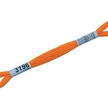 Мулине "Gamma" 100% хлопок 8 м  (3196, яр.оранжевый)