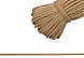 Шнур отделочный плетеный, 4 мм*30 м (бежевый)