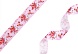 Лента репсовая №6527 2,5см с рисунком СК08  (01, розовый, цветы, )