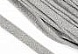 Шнур плоский 12мм х/б турецкое плетение  (028, серый)