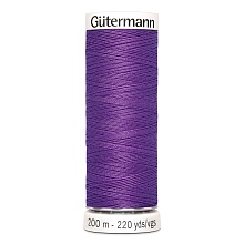 Нить Sew-All 100/200 м для всех материалов, 100% полиэстер Gutermann (571, сирень)