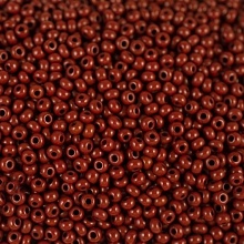  Бисер Preciosa 10/0 20гр (13600, коричнево-красный непрозрачный)