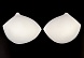 Чашечки "пуш-ап" с уступом под бретель №44В (1 пара)  (белый)