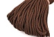 Шнур отделочный плетеный, 4 мм*30 м (коричневый)