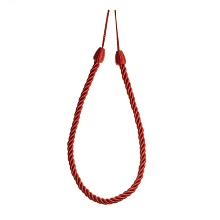 Подвязка для штор крученая (1пара)   (57, алый)