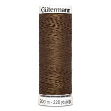 Нить Sew-All 100/200 м для всех материалов, 100% полиэстер Gutermann (289, коричневый)