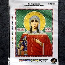 Рисунок на ткани "Св. Маргарита 737"