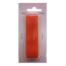 Лента контактная пришивная, 20 мм*25 см, Hobby&Pro (08, розово-оранжевый)