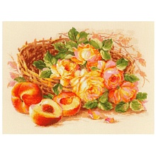Набор для вышивания "Сочный персик" 40*30 см