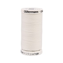 Нить Sew-All 250м для всех материалов, 100% полиэстер Gutermann  (800, белый)