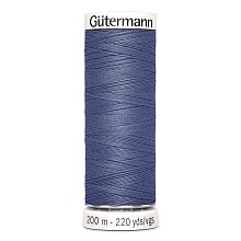 Нить Sew-All 100/200 м для всех материалов, 100% полиэстер Gutermann (521, св.серо-фиол...