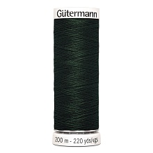 Нить Sew-All 100/200 м для всех материалов, 100% полиэстер Gutermann (707, темно-серый)