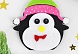 Набор для творчества - ёлочное украшение из фетра «Пингвин в шапочке» 