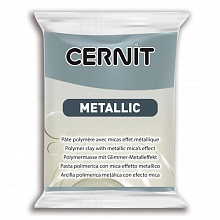 Пластика полимерная запекаемая 'Cernit METALLIC' 56 гр. (167, сталь)