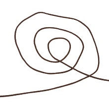 Шнур швейный тип А   (3, коричневый)