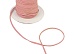 Шнур кожаный нитепрошивной  (2, розовый)