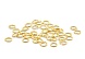 Кольцо соединительное 0,9*6мм, 50шт/упак, Астра (яркое золото)