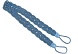 Подвязка для штор "Косичка" (1пара)    (3, т.голубой)