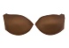 Чашечки "пуш-ап" с уступом под бретель цветные №75 (1 пара) (14, коричневый)