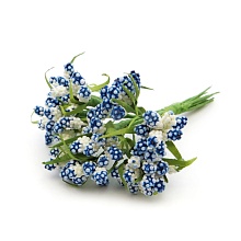 Декоративный букетик "Рукоделие" DKB028H SL258 d.blue  (т.голубой)							